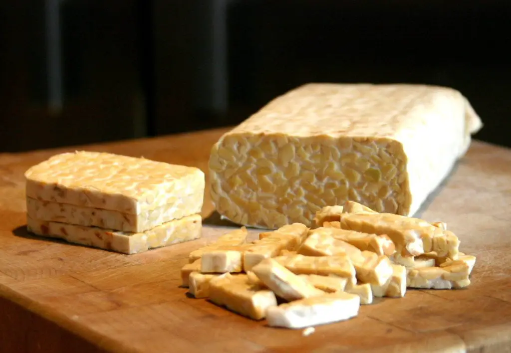 sliced tempeh